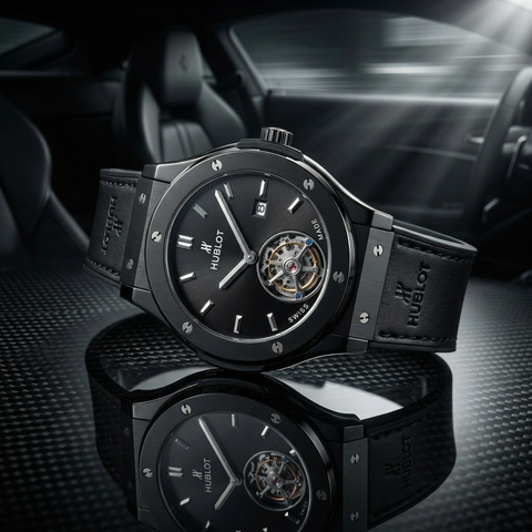 Hublot Classic Fusion Watch Full Black Leather Strep